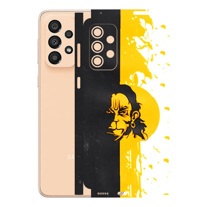 Samsung A/S Series Phone Skins (All Models) - Bajrangbali - 3D Embossed Finish (L-151) Samsung Galaxy A33(5G)