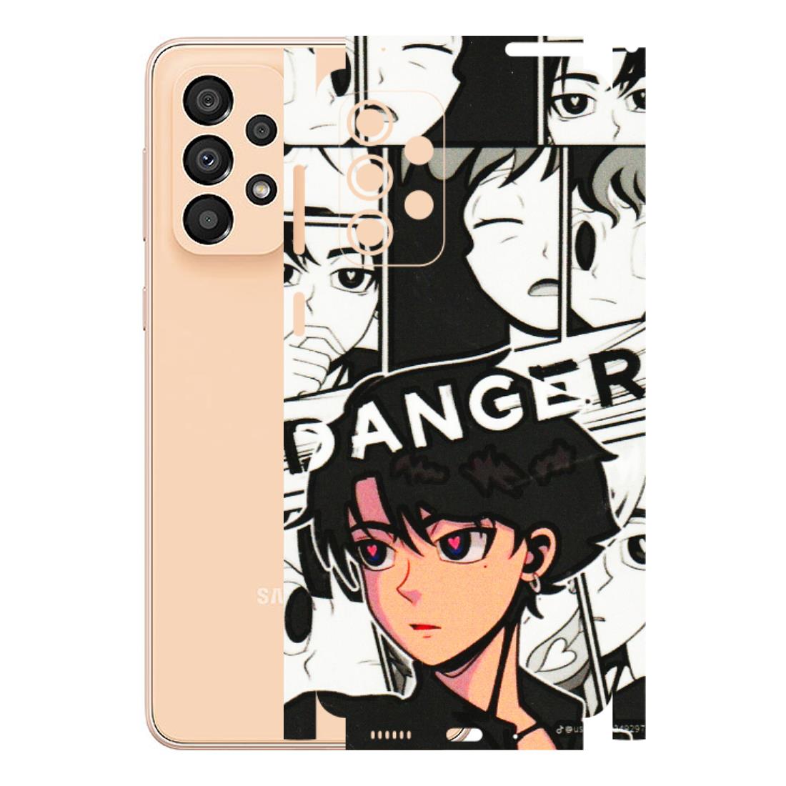 Samsung A/S Series Phone Skins (All Models) - Danger Anime - 3D Embossed Finish (L-155) Samsung Galaxy A33(5G)