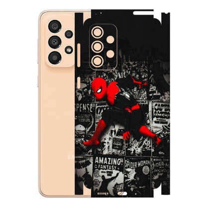 Samsung A/S Series Phone Skins (All Models) - SpiderMan New - 3D Embossed Finish (L-162) Samsung Galaxy A33(5G)