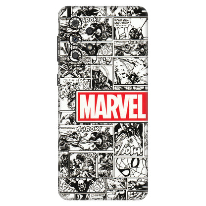 Samsung A/S Series Phone Skins (All Models) - Marvel Comic - 3D Embossed Finish (L-171) Samsung Galaxy A33(5G)