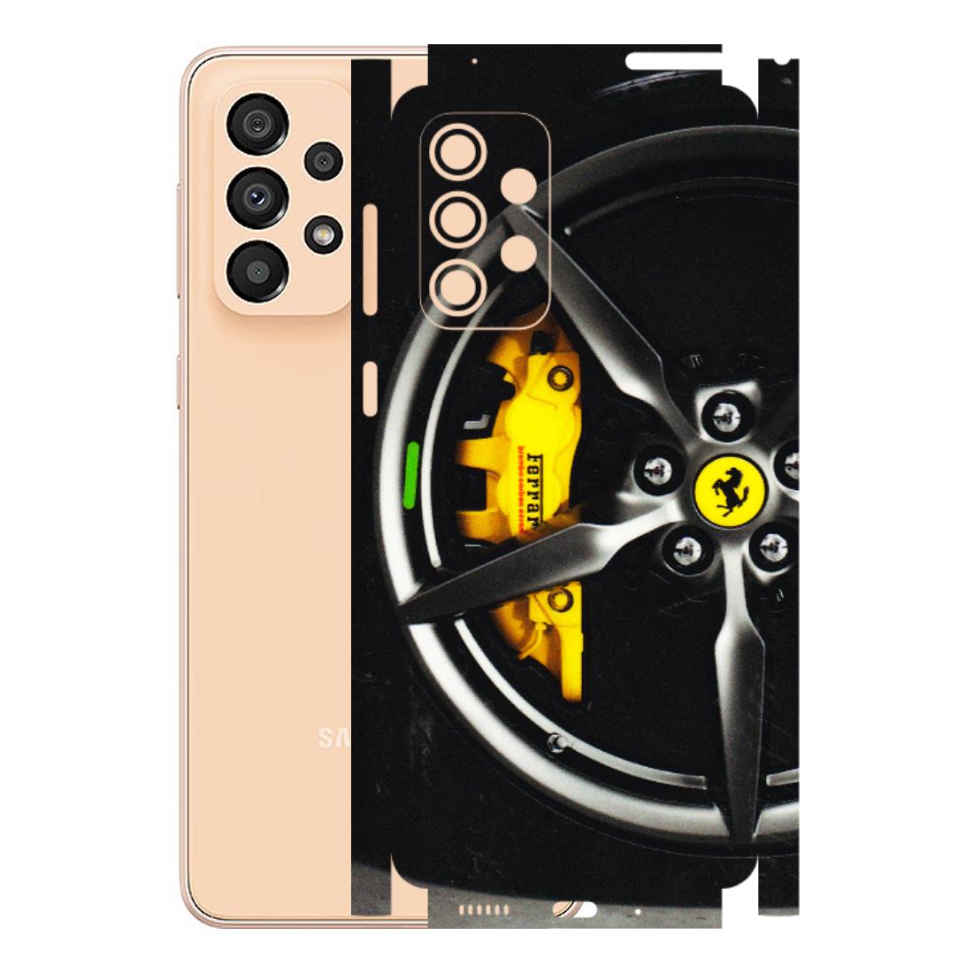Samsung A/S Series Phone Skins (All Models) - Ferrari Wheel Alloy - 3D Embossed Finish (L-173) Samsung Galaxy A33(5G)