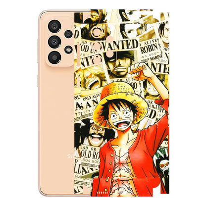 Samsung A/S Series Phone Skins (All Models) - Luffy Anime - 3D Embossed Finish (L-177) Samsung Galaxy A33(5G)