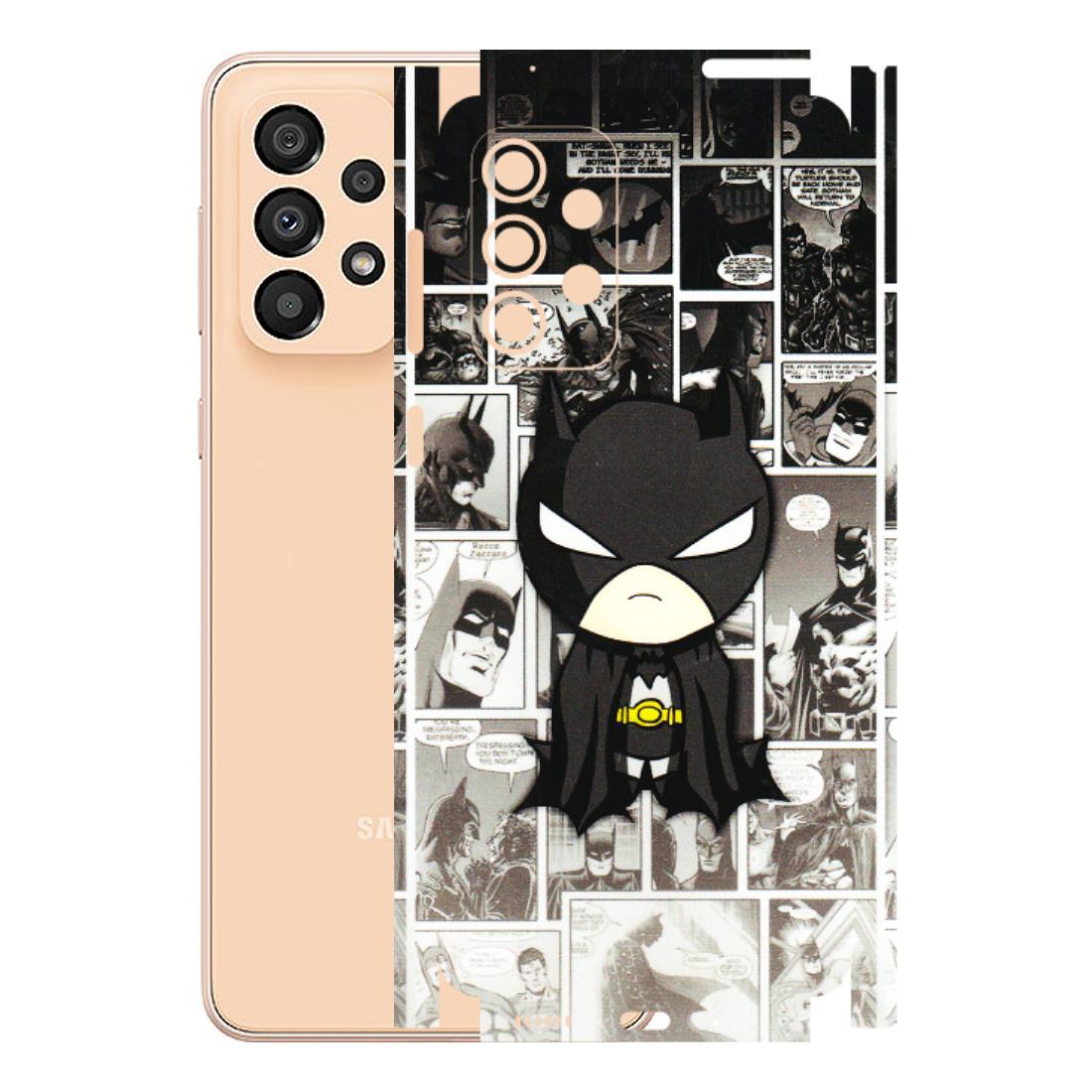 Samsung A/S Series Phone Skins (All Models) - Toon Batman - 3D Embossed Finish (L-182) Samsung Galaxy A33(5G)