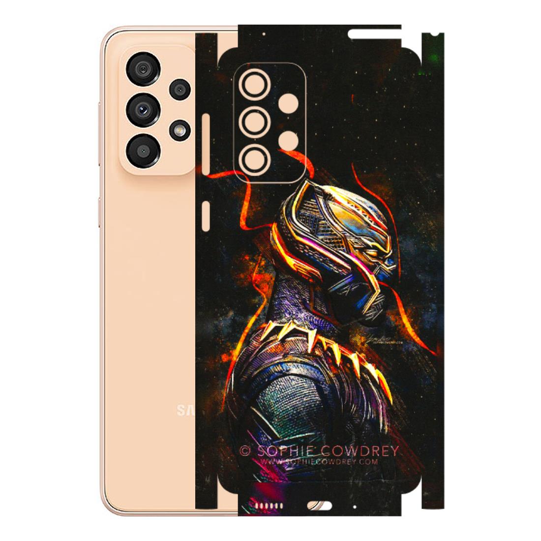 Samsung A/S Series Phone Skins (All Models) - Black Panther - 3D Embossed Finish (L-190) Samsung Galaxy A33(5G)
