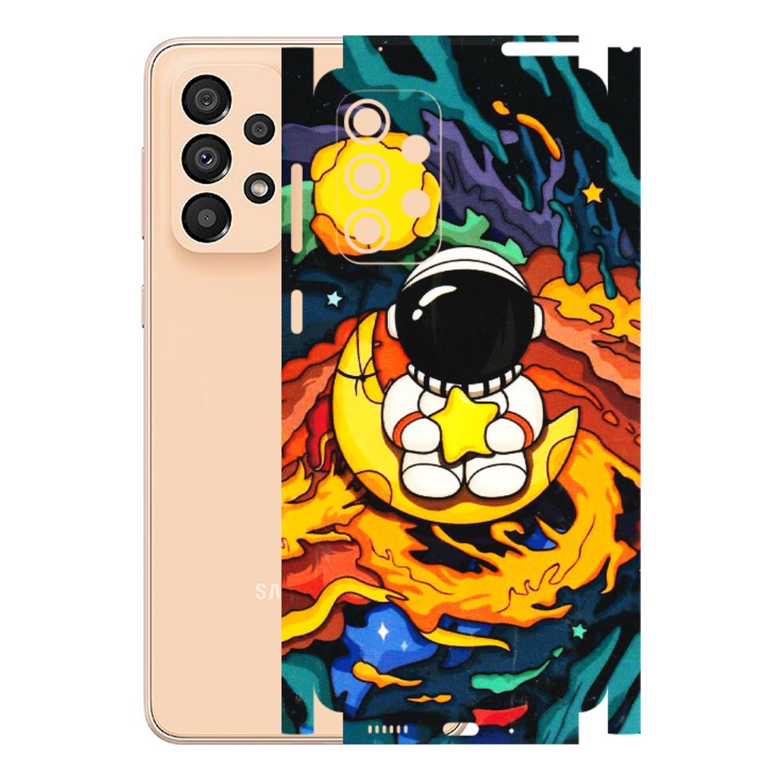 Samsung A/S Series Phone Skins (All Models) - Baby Astronaut - 3D Embossed Finish (L-197) Samsung Galaxy A33(5G)