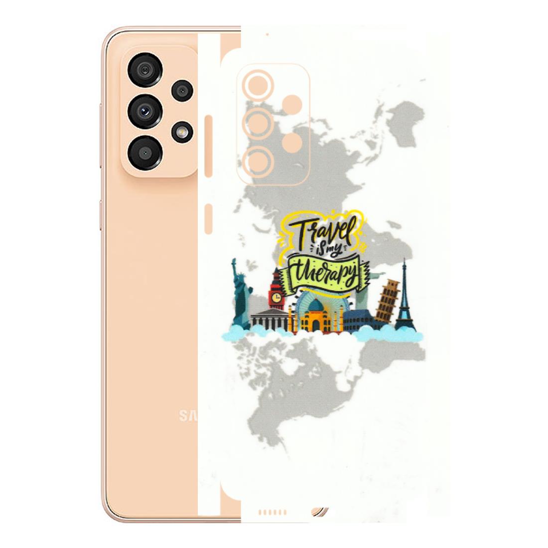 Samsung A/S Series Phone Skins (All Models) - Travel Therapy - 3D Embossed Finish (L-199) Samsung Galaxy A33(5G)