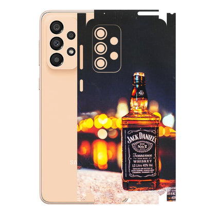 Samsung A/S Series Phone Skins (All Models) - JD Whiskey Bottle - 3D Embossed Finish (L-20) Samsung Galaxy A33(5G)