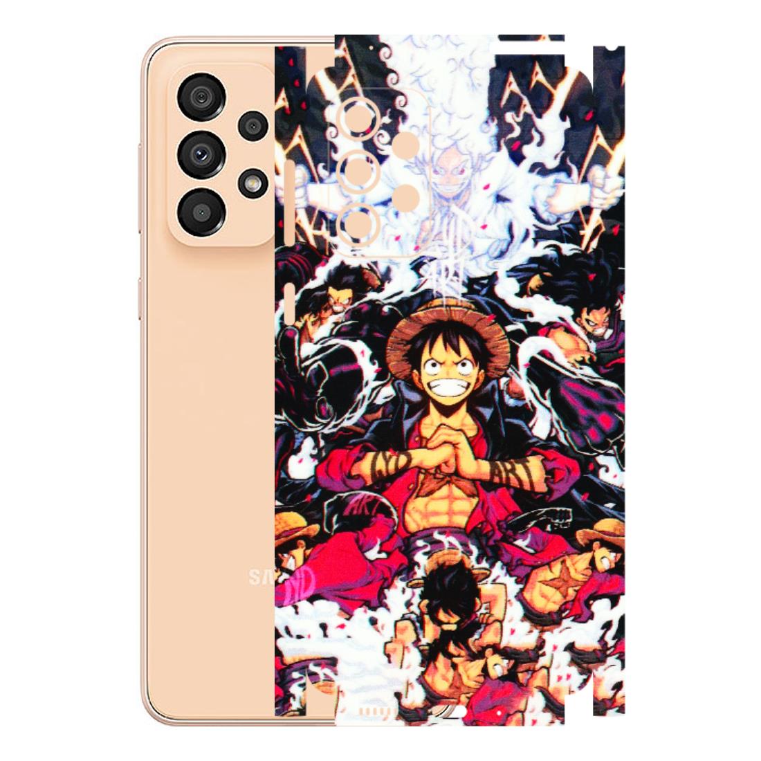 Samsung A/S Series Phone Skins (All Models) - Luffy Anime Character - 3D Embossed Finish (L-203) Samsung Galaxy A33(5G)