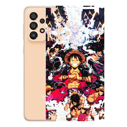 Samsung A/S Series Phone Skins (All Models) - Luffy Anime Character - 3D Embossed Finish (L-203) Samsung Galaxy A33(5G)