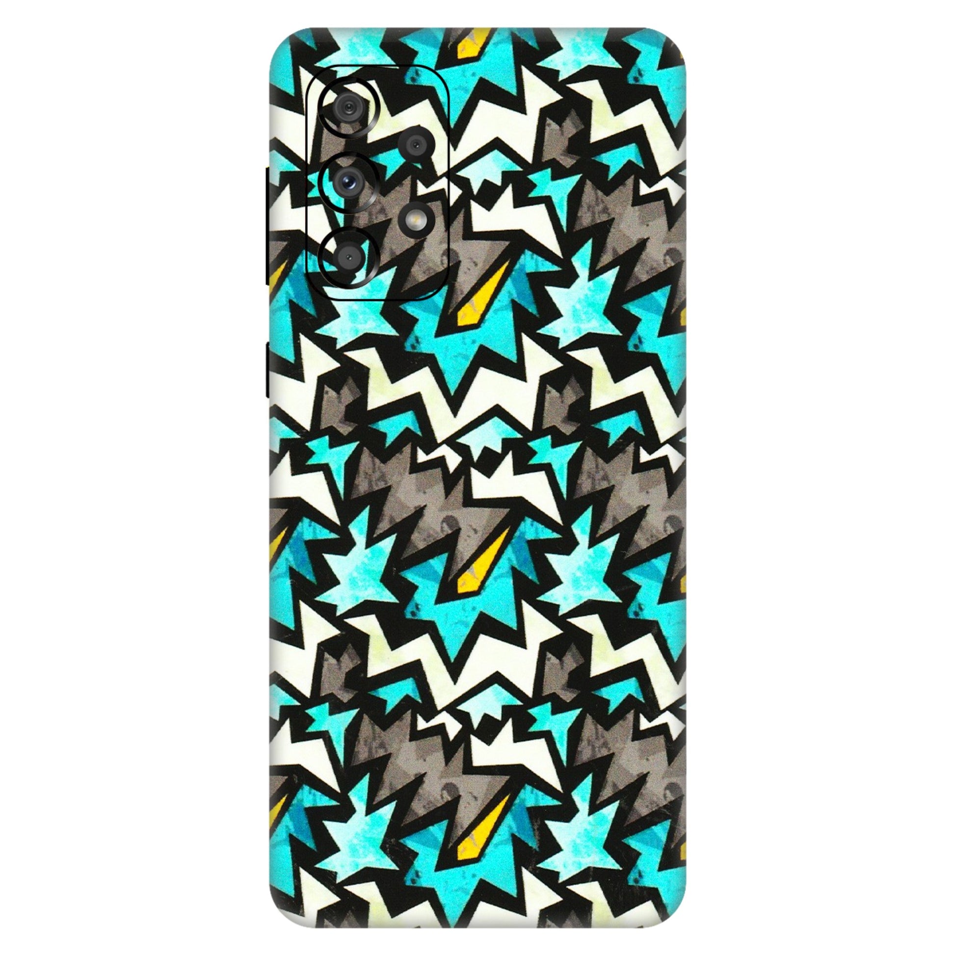 Samsung A/S Series Phone Skins (All Models) - Funky Zig Zag - 3D Embossed Finish (L-223) Samsung Galaxy A33(5G)