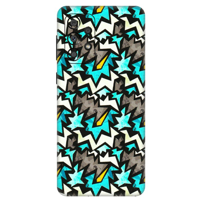 Samsung A/S Series Phone Skins (All Models) - Funky Zig Zag - 3D Embossed Finish (L-223) Samsung Galaxy A33(5G)