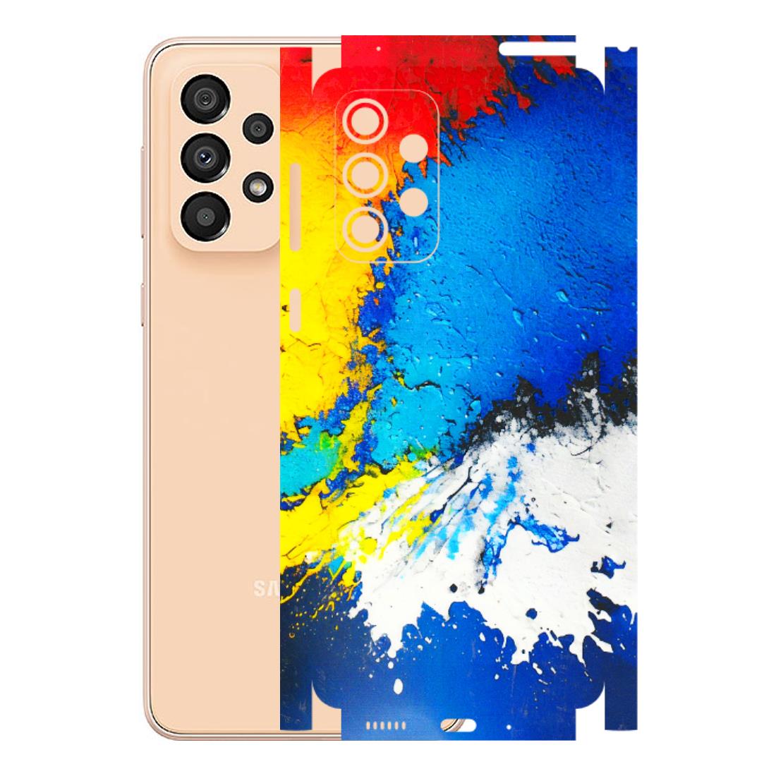 Samsung A/S Series Phone Skins (All Models) - Acrylic Paint Spill - 3D Embossed Finish (L-229) Samsung Galaxy A33(5G)