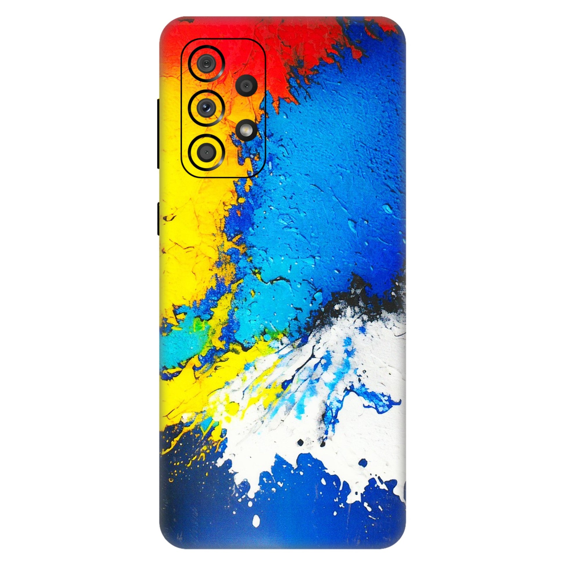 Samsung A/S Series Phone Skins (All Models) - Acrylic Paint Spill - 3D Embossed Finish (L-229) Samsung Galaxy A33(5G)