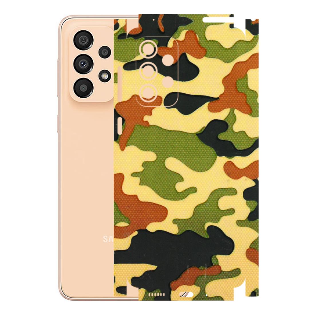 Samsung A/S Series Phone Skins (All Models) - Indian Military - 3D Embossed Finish (L-234) Samsung Galaxy A33(5G)