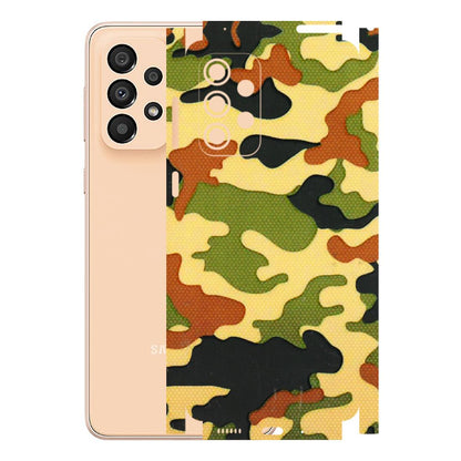 Samsung A/S Series Phone Skins (All Models) - Indian Military - 3D Embossed Finish (L-234) Samsung Galaxy A33(5G)