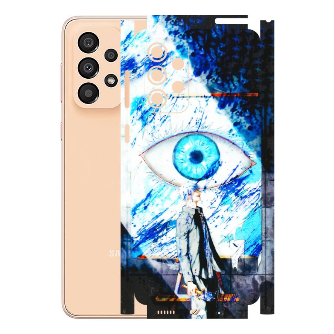 Samsung A/S Series Phone Skins (All Models) - Gojo Satoru evil eye - 3D Embossed Finish (L-239) Samsung Galaxy A33(5G)