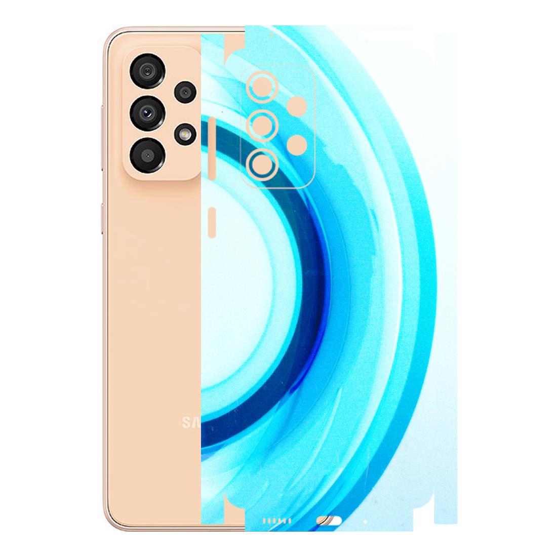 Samsung A/S Series Phone Skins (All Models) - The Blue Curve - 3D Embossed Finish (L-244) Samsung Galaxy A33(5G)