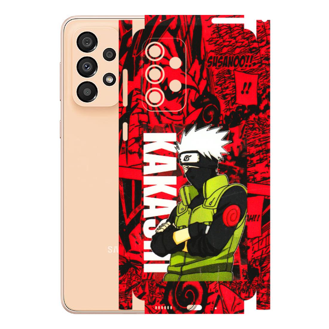 Samsung A/S Series Phone Skins (All Models) - Kakashi Red Anime - 3D Embossed Finish (L-251) Samsung Galaxy A33(5G)