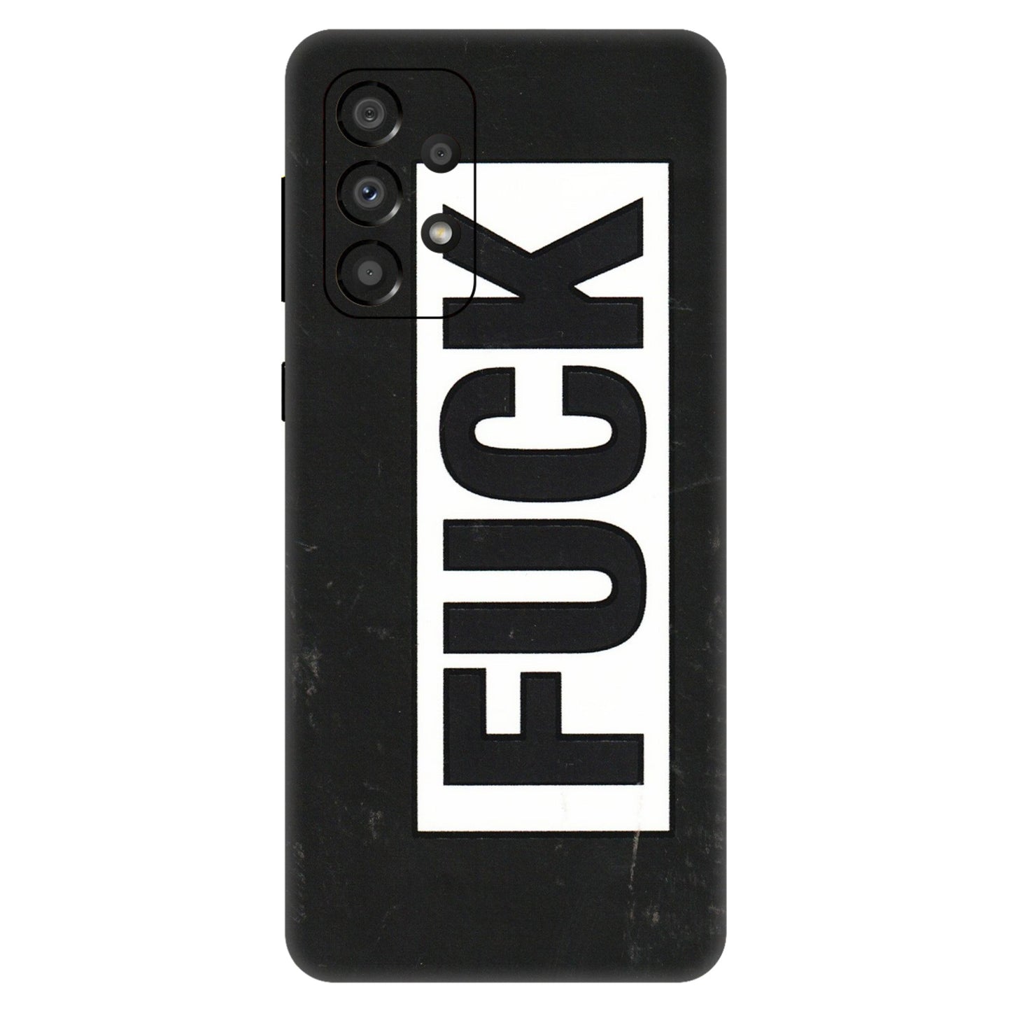 Samsung A/S Series Phone Skins (All Models) - The F Word - 3D Embossed Finish (L-255) Samsung Galaxy A33(5G)