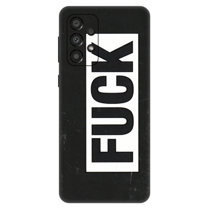 Samsung A/S Series Phone Skins (All Models) - The F Word - 3D Embossed Finish (L-255) Samsung Galaxy A33(5G)