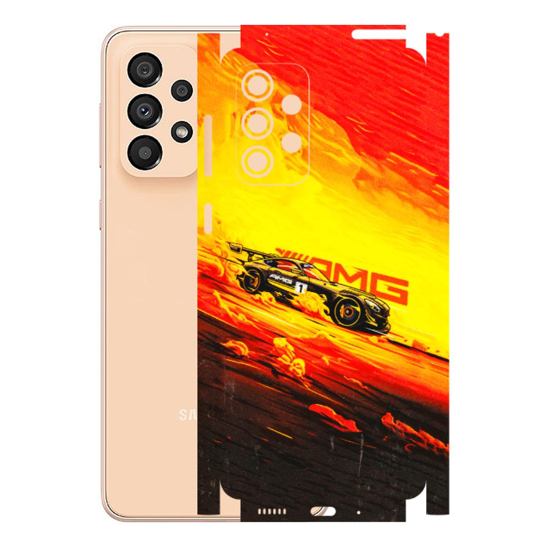 Samsung A/S Series Phone Skins (All Models) - AMG Car Speed Cover - 3D Embossed Finish (L-256) Samsung Galaxy A33(5G)