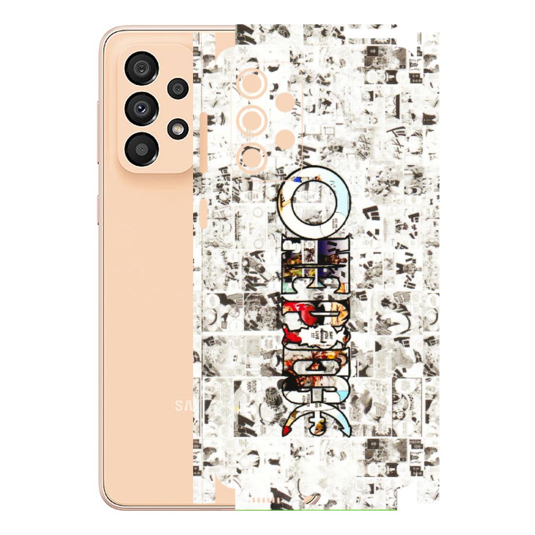 Samsung A/S Series Phone Skins (All Models) - One Piece Manga - 3D Embossed Finish (L-26) Samsung Galaxy A33(5G)