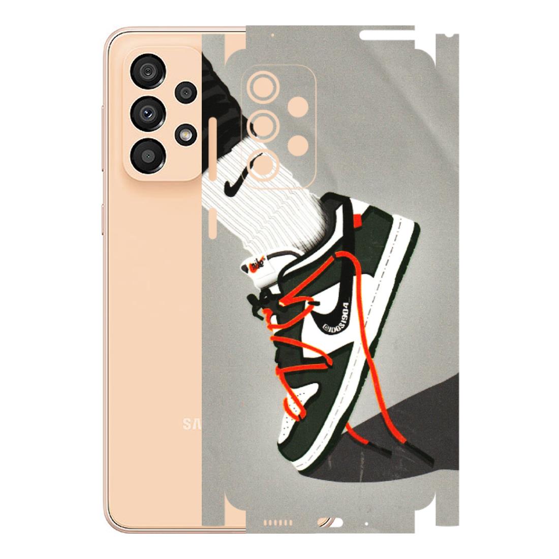 Samsung A/S Series Phone Skins (All Models) - New Grey Sneaker - 3D Embossed Finish (L-261) Samsung Galaxy A33(5G)