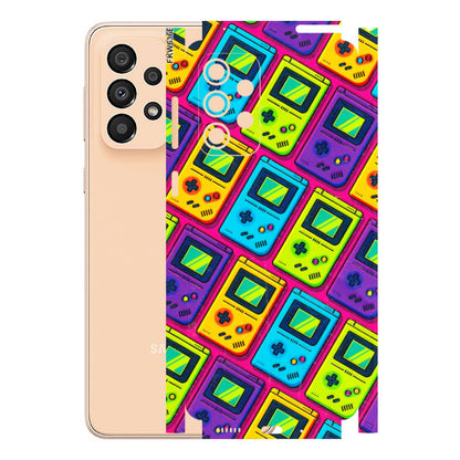 Samsung A/S Series Phone Skins (All Models) - Gameboy Colourful - 3D Embossed Finish (L-266) Samsung Galaxy A33(5G)