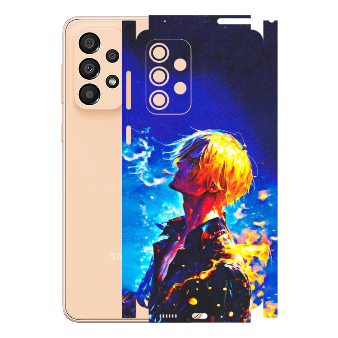 Samsung A/S Series Phone Skins (All Models) - Sanji Vinsmoke One Piece - 3D Embossed Finish (L-319) Samsung Galaxy A33(5G)