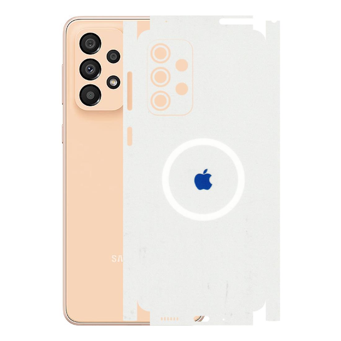 Samsung A/S Series Phone Skins (All Models) - iPhone Magsafe Logo - 3D Embossed Finish (L-320) Samsung Galaxy A33(5G)
