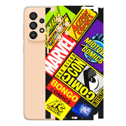 Samsung A/S Series Phone Skins (All Models) - Bongo Comic Con - 3D Embossed Finish (L-325) Samsung Galaxy A33(5G)