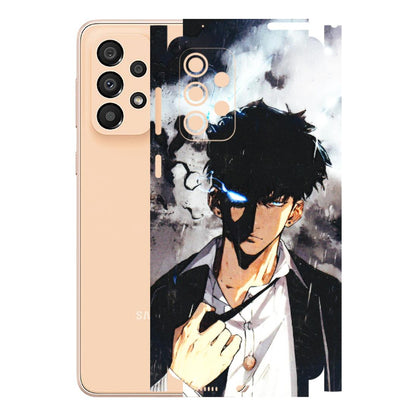 Samsung A/S Series Phone Skins (All Models) - Sung Jinwoo Manhwa Anime - 3D Embossed Finish (L-328) Samsung Galaxy A33(5G)