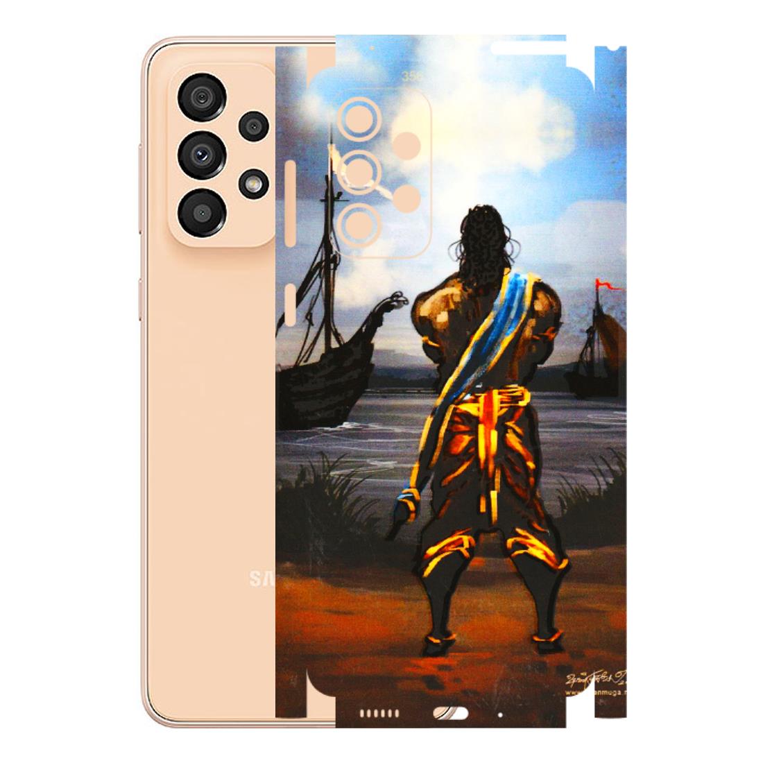 Samsung A/S Series Phone Skins (All Models) - Heavenly God Figure - 3D Embossed Finish (L-34) Samsung Galaxy A33(5G)