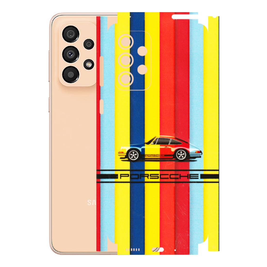 Samsung A/S Series Phone Skins (All Models) - Multicolour Porche - 3D Embossed Finish (L-39) Samsung Galaxy A33(5G)