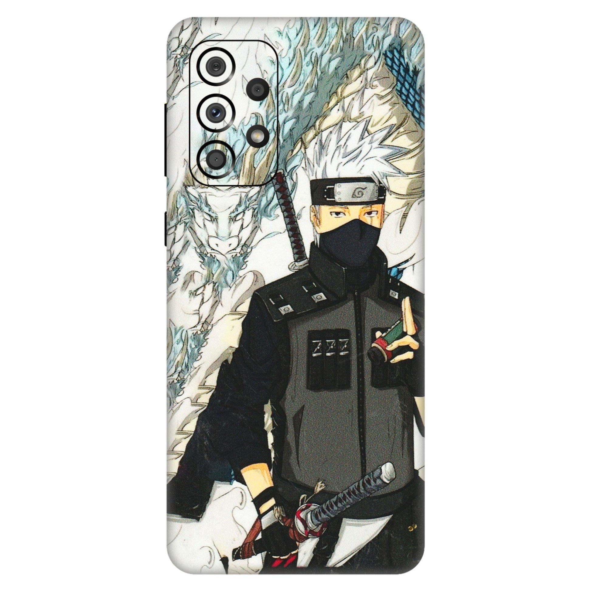 Samsung A/S Series Phone Skins (All Models) - Kakashi Hatake Naruto Anime - 3D Embossed Finish (L-46) Samsung Galaxy A33(5G)