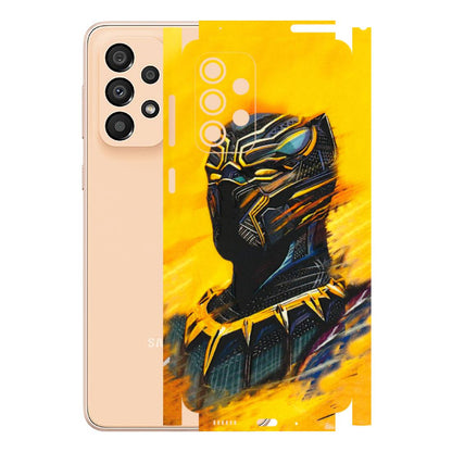 Samsung A/S Series Phone Skins (All Models) - Yellow Panther - 3D Embossed Finish (L-54) Samsung Galaxy A33(5G)