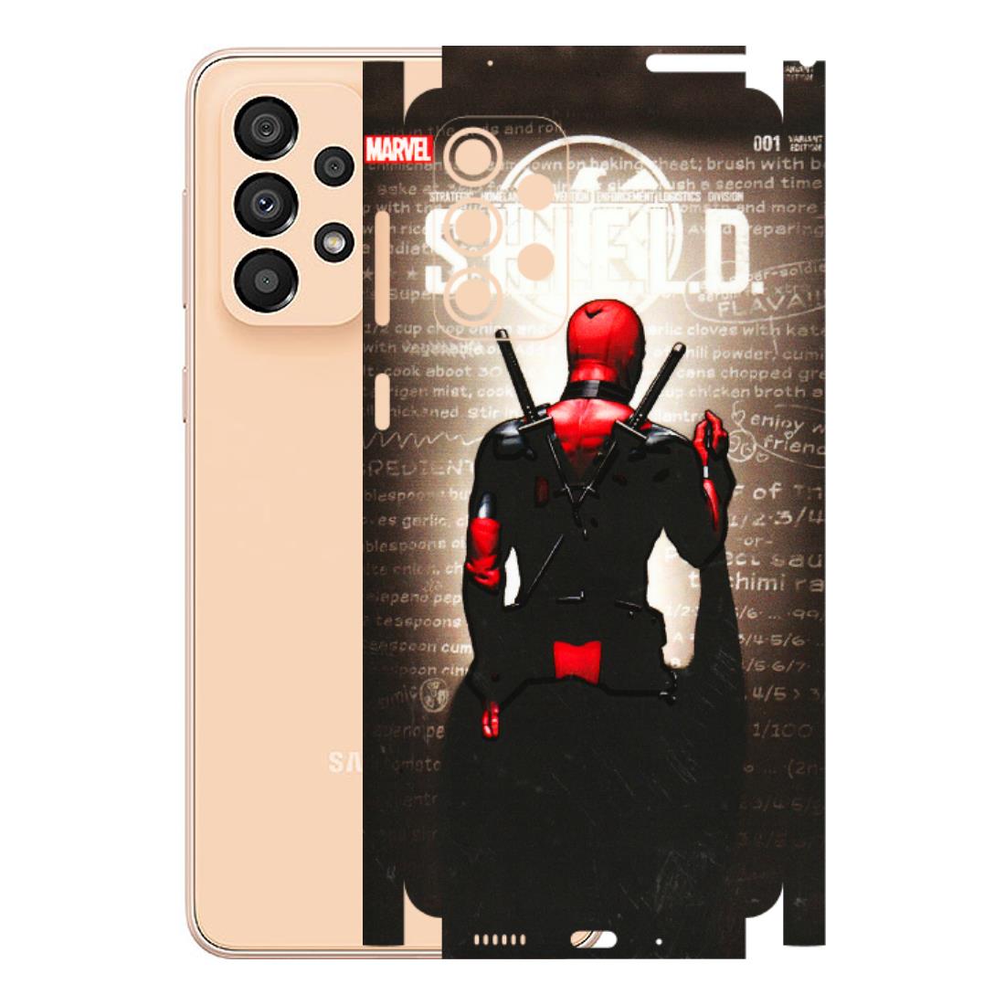 Samsung A/S Series Phone Skins (All Models) - Deadpool - 3D Embossed Finish (L-56) Samsung Galaxy A33(5G)