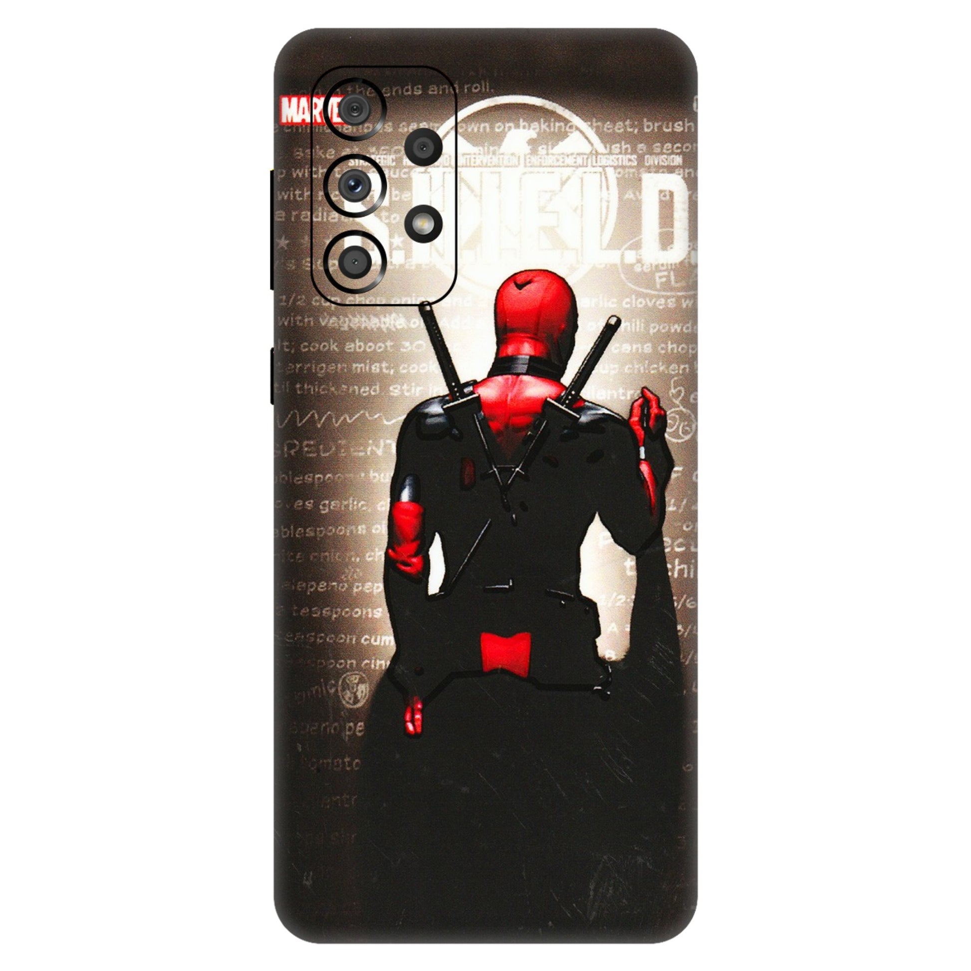 Samsung A/S Series Phone Skins (All Models) - Deadpool - 3D Embossed Finish (L-56) Samsung Galaxy A33(5G)