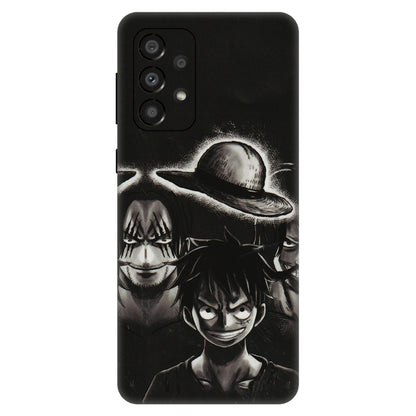 Samsung A/S Series Phone Skins (All Models) - Black Luffy Hat - 3D Embossed Finish (L-57) Samsung Galaxy A33(5G)