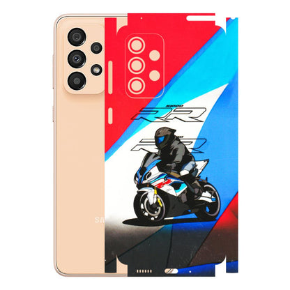 Samsung A/S Series Phone Skins (All Models) - Bikers Love - 3D Embossed Finish (L-58) Samsung Galaxy A33(5G)