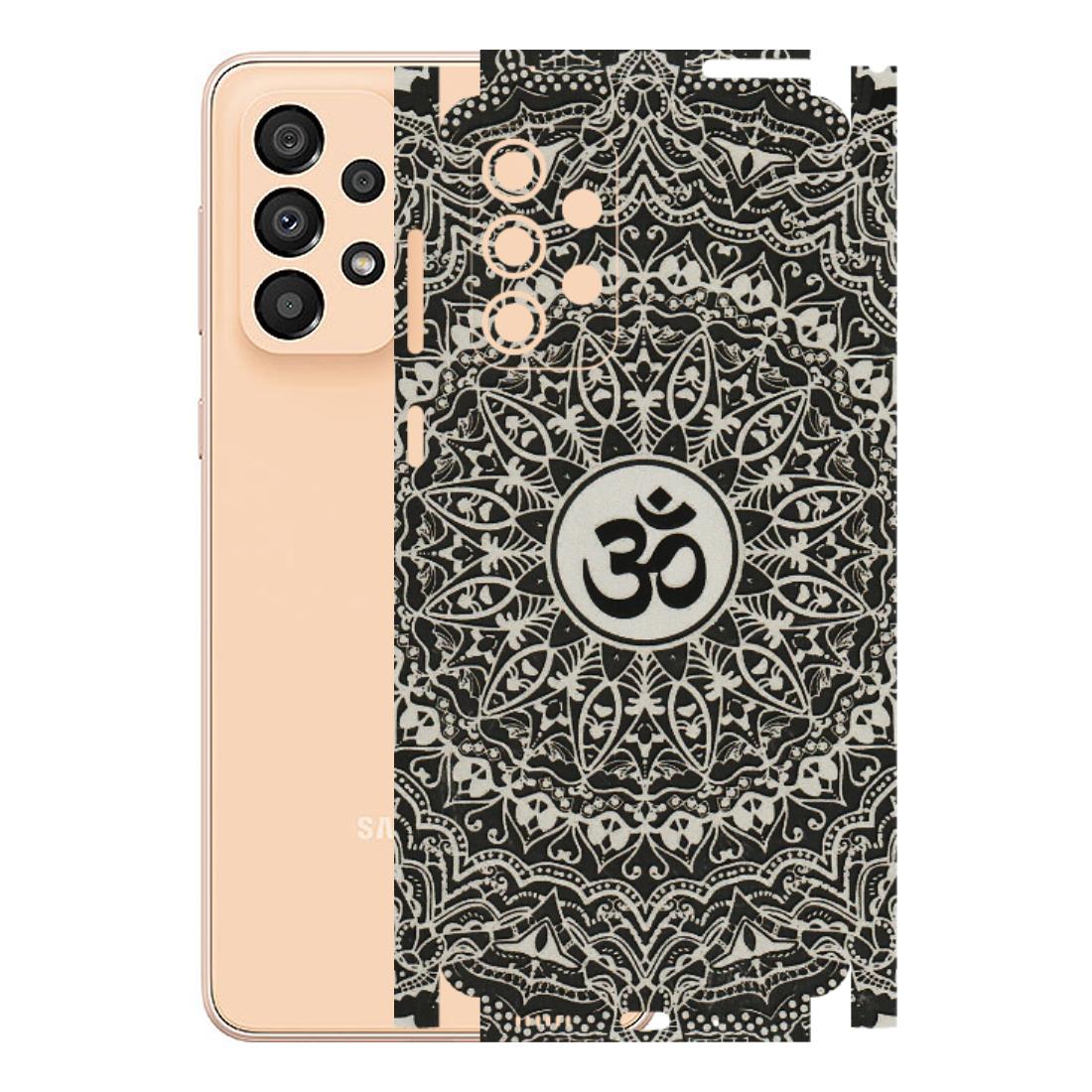 Samsung A/S Series Phone Skins (All Models) - Aum Elegant Mandala - 3D Embossed Finish (L-62) Samsung Galaxy A33(5G)