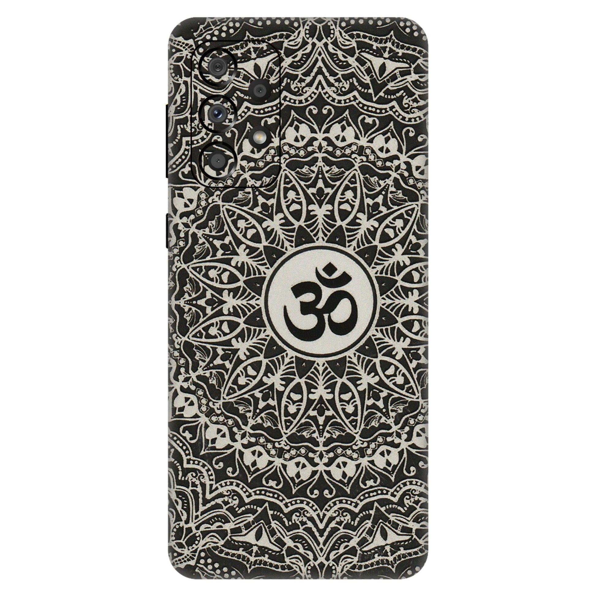Samsung A/S Series Phone Skins (All Models) - Aum Elegant Mandala - 3D Embossed Finish (L-62) Samsung Galaxy A33(5G)