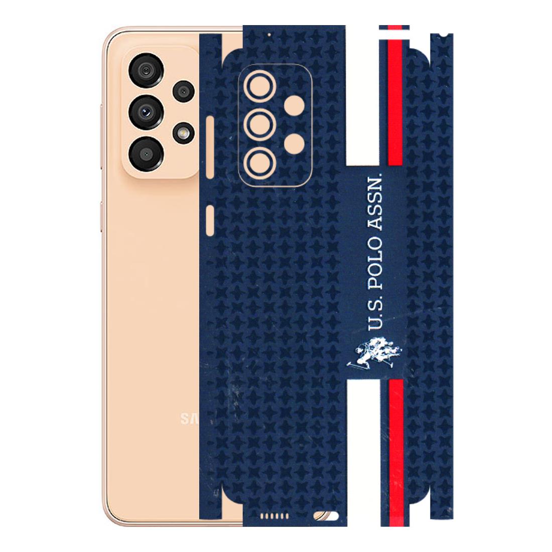 Samsung A/S Series Phone Skins (All Models) - US POLO Designer Brand - 3D Embossed Finish (L-65) Samsung Galaxy A33(5G)