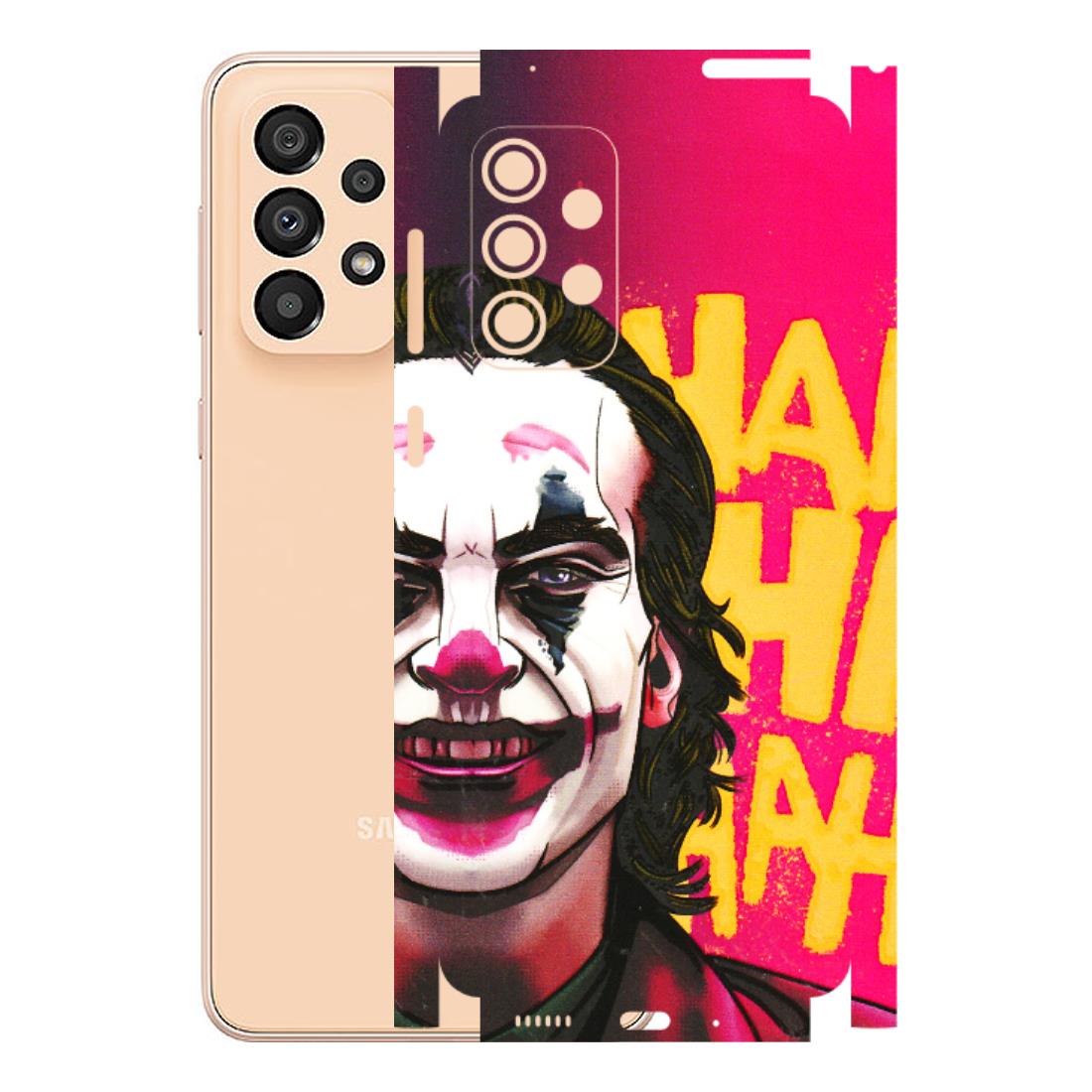 Samsung A/S Series Phone Skins (All Models) - Joker Evil Laugh - 3D Embossed Finish (L-97) Samsung Galaxy A33(5G)
