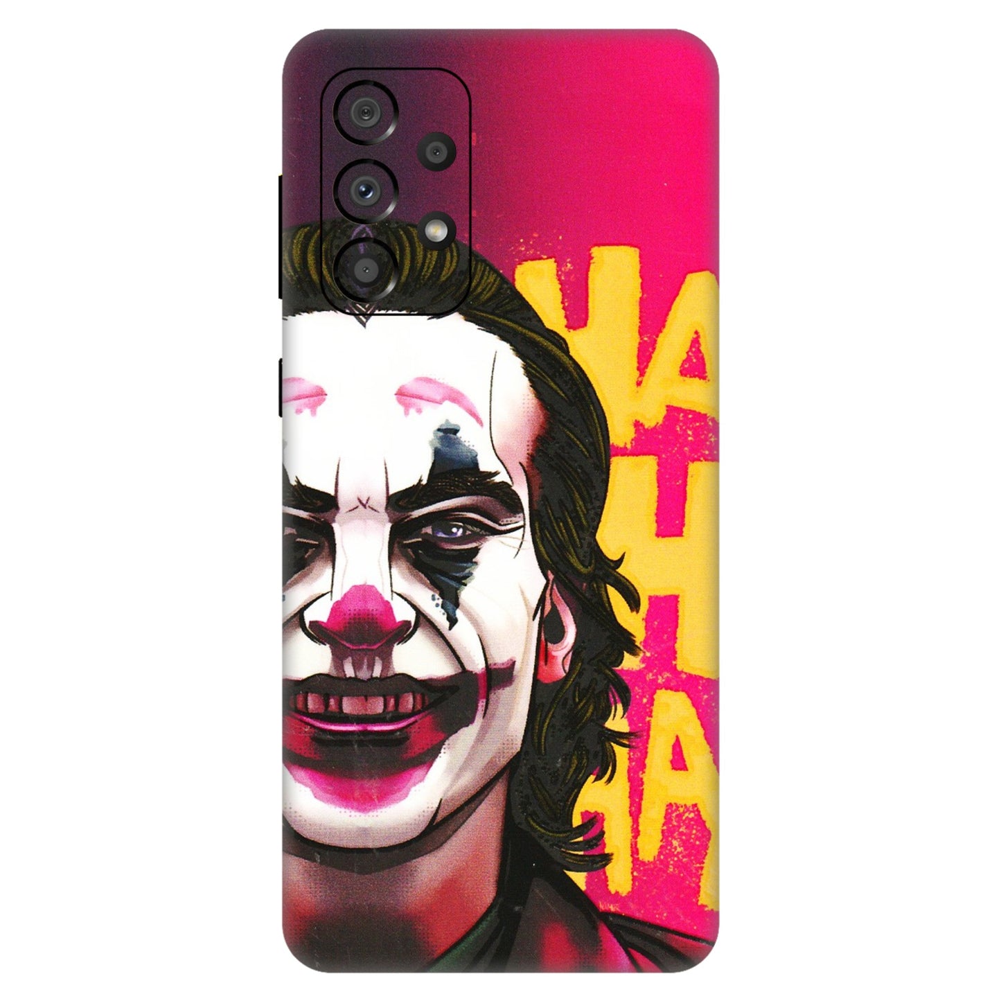 Samsung A/S Series Phone Skins (All Models) - Joker Evil Laugh - 3D Embossed Finish (L-97) Samsung Galaxy A33(5G)