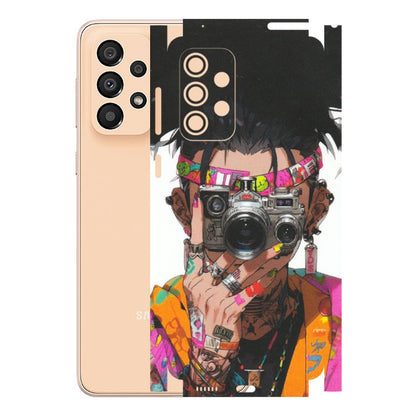 Samsung A/S Series Phone Skins (All Models) - Camera Lover Girl - Matte Finish (M-09) Samsung Galaxy A33(5G)