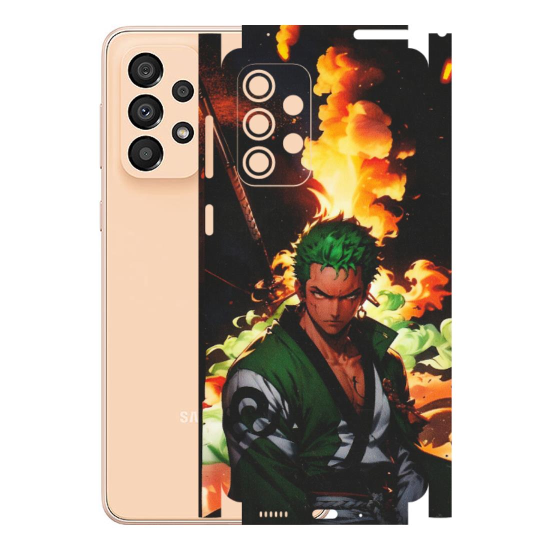 Samsung A/S Series Phone Skins (All Models) - Roronoa Zoro - Matte Finish (M-102) Samsung Galaxy A33(5G)