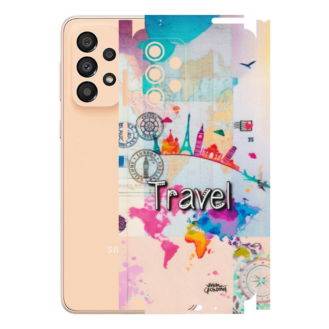 Samsung A/S Series Phone Skins (All Models) - Travel The Wonders - Matte Finish (M-108) Samsung Galaxy A33(5G)