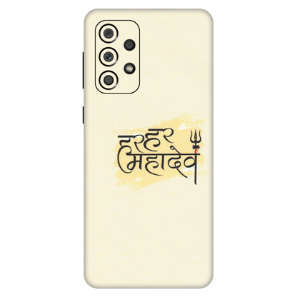 Samsung A/S Series Phone Skins (All Models) - Har Har Mahadev - Matte Finish (M-10) Samsung Galaxy A33(5G)