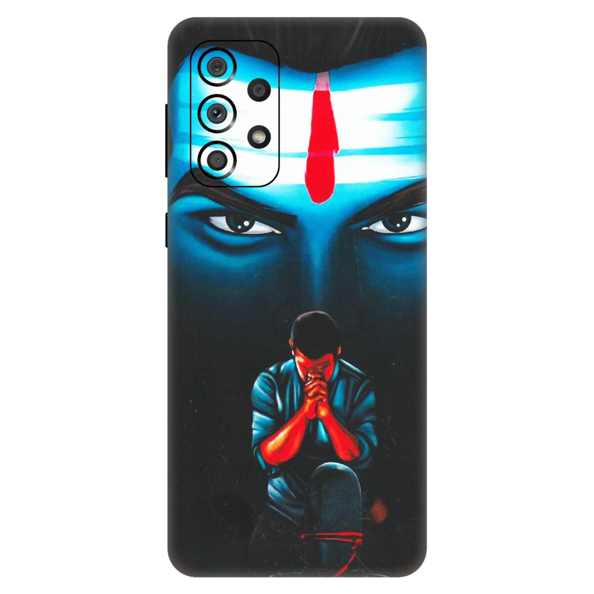 Samsung A/S Series Phone Skins (All Models) - Mahakal Bhakt - Matte Finish (M-112) Samsung Galaxy A33(5G)